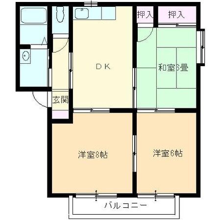 バリュードシュガーＡＢの物件間取画像